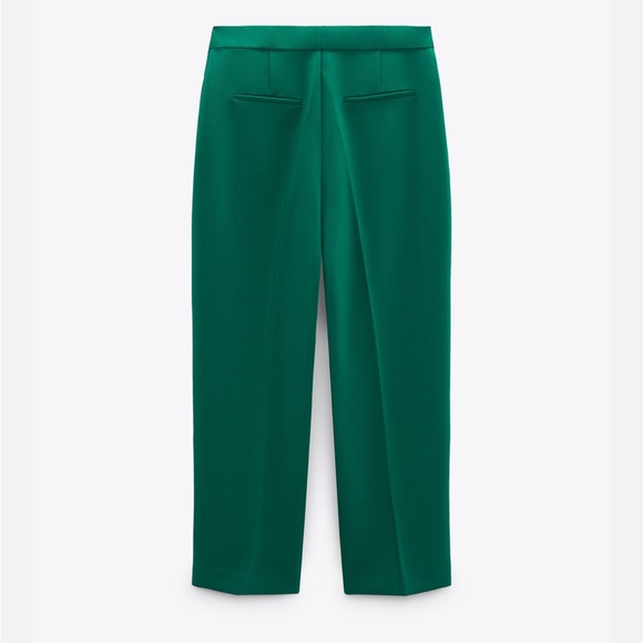 NWT ZARA💚Crossover pleated pants - Picture 8 of 16